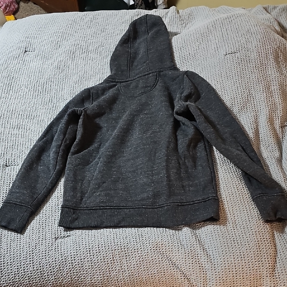 Carhartt Women’s Midweight Hoodie – Dark Gray Logo Sleeve Pullover - Picture 7 of 10